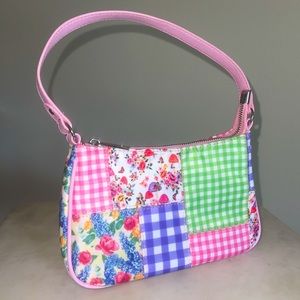 Sugar Thrillz Planting Dreams Patchwork Baguette Bag
Pastel Floral Clutch